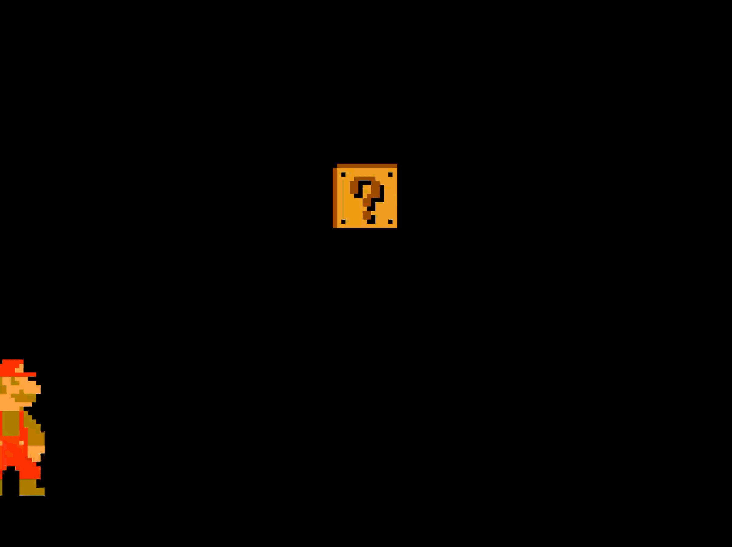 mario, bernd, troonjak, 1soyjak, animated, black background, bloodshot eyes, braids, fat, full body