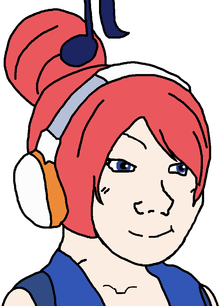soyak, female soyak, femjak, 1soyjak, blue eyes, blush lines, closed mouth, collarbone, female, hair