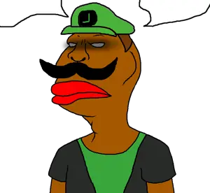 meximutt, brazilmutt, 1soyjak, brown hair, brown skin, clothes, green shirt, hair, hat, jacket