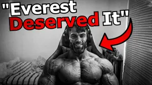 gigachad, deserved it, arrow, beard, bed, bedroom, black eyes, black hair, buff, chair