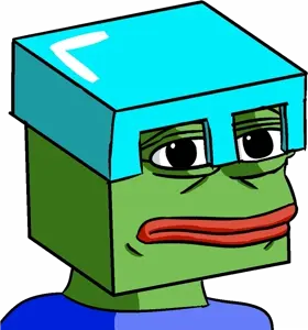 pepe, black eyes, clothes, green skin, hat, helmet, looking at you, neutral, no beard, no glasses