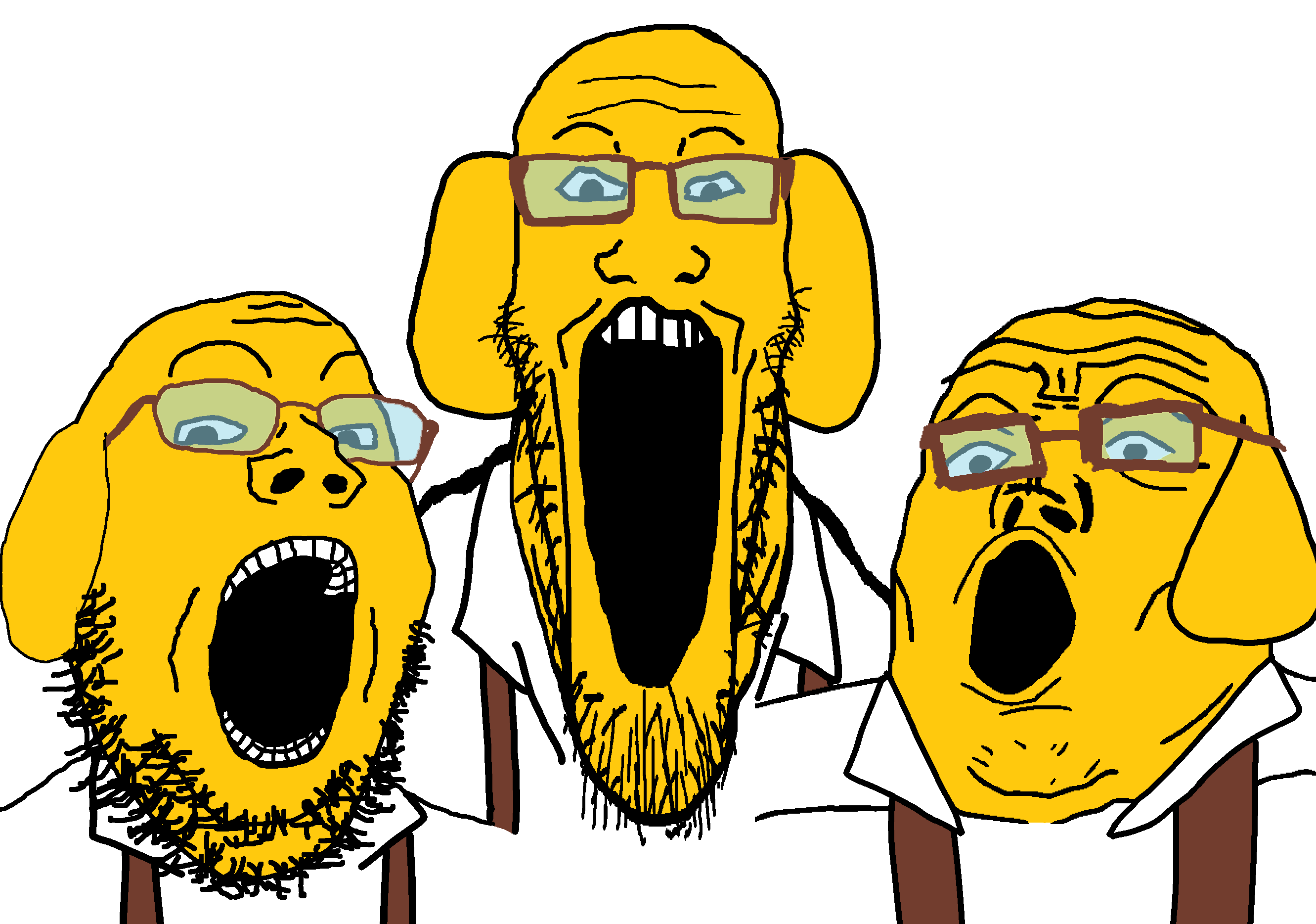 Trio jannies but without nametoilet shit