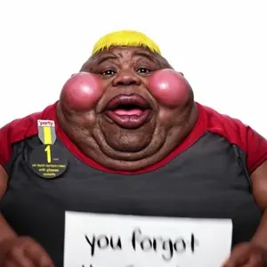 hunky, alicia, fat alicia, hunky twink sex machine, hunky twink sex machine, arm, award, badge, big lips, black skin
