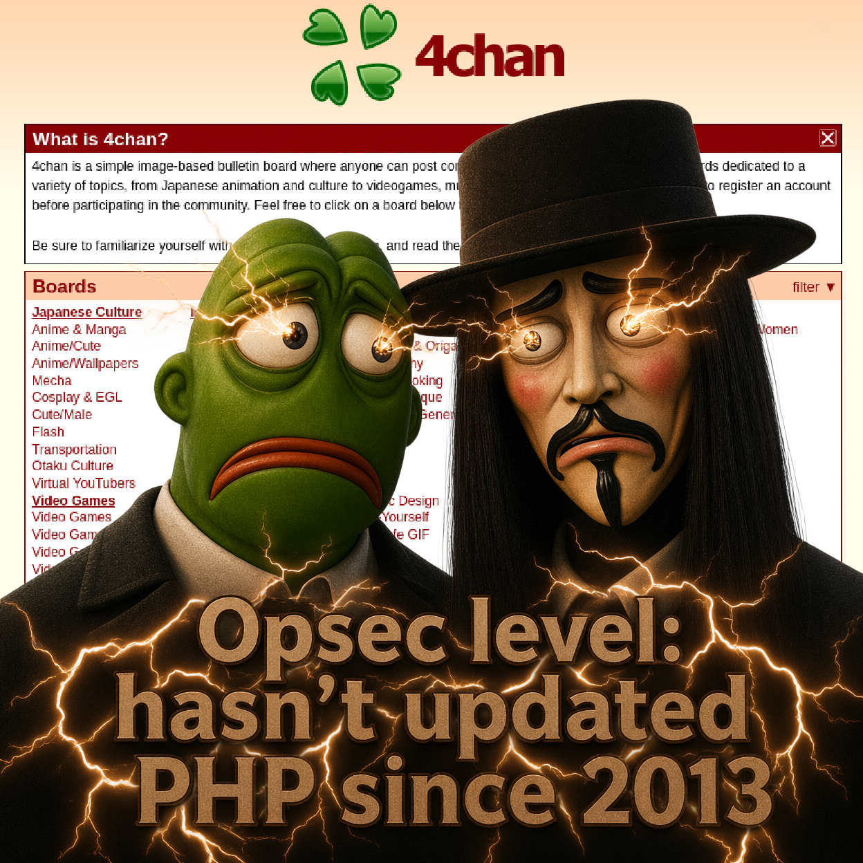 opsec demon, pepe, pepelaugh, opsec level, 4chan, bald, black hair, closed mouth, goatee, guy fawkes