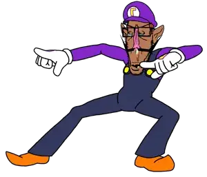 waluigi, markiplier soyjak, euromutt, threefourthsplier, euromutt, 1soyjak, arm, bloodshot eyes, booger, brown hair