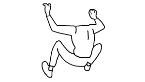 animated, ezgif, fred jones, full body, humping, uncolored skin, scooby doo