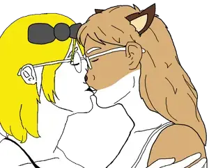 averi, kate hikes, fisheyejak, flartson, flarteyejak, femjak, foidjaks, 2soyjaks, animal ears, blonde hair
