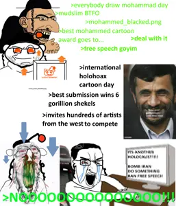 chudjak, feraljak, snoojak, feralrage, arrow police, ahmadinejad, brown skin, clothes, downvote, downvotes