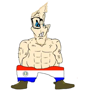 sloppy, aryan, 1soyjak, a10 eyes, blue eyes, buff, closed mouth, country, flag, full body