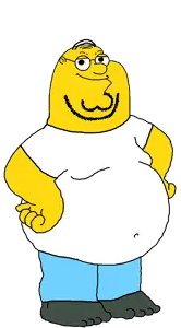 homer simpson, peter griffin, unknown, useful soys, 1soyjak, bald, belly, belly button, black eyes, chin