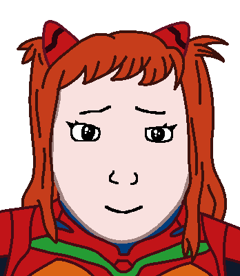 asuka langley soryu, markiplier soyjak, female markiplier, laura, lawrence, femjak, foidjaks, 1soyjak, anime, anime girl