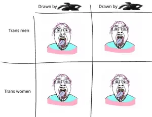 gigachad, bernd, troonjak, 4soyjaks, beard, black eyes, buff, hair, meme, muscles