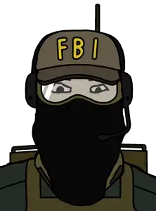 markiplier soyjak, neutralplier, 1soyjak, black eyes, cap, clothes, face mask, federal bureau of investigation, goggles, hat
