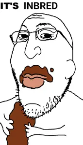 gapejak, habsburgjak, wholesome soyjak, its over, 1soyjak, bald, beard, big chin, big lips, big nose