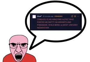 lex luthor, chudjak, luthorchud, pink rage, 1soyjak, angry, autism, autism is aryan, autism won, bald