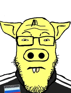 markiplier soyjak, animal, asian, asiatic, closed mouth, clothes, ear, front view, glasses, neutral