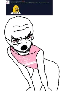 astolfson, soyak, soyak (crying), jannyjak, angry, arm, bald, bloodshot eyes, clothes, crying