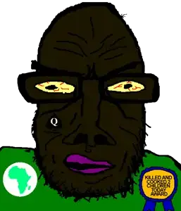 markiplier soyjak, afromutt, euromutt, euromutt, 1soyjak, africa, angry, award, black hair, black skin