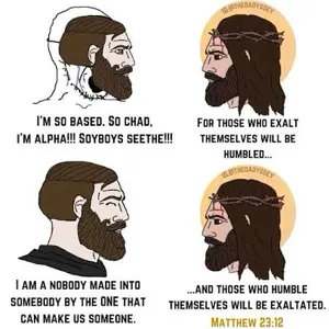 yes chad, soyak, 4nas, beard, becoming christpilled, brown eyes, brown hair, christianity, christpill, christpilled