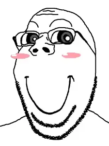 gapejak, cheeky gapejak, wholesome soyjak, cheeky, 1soyjak, ald, bald, beard, blush, cheeky