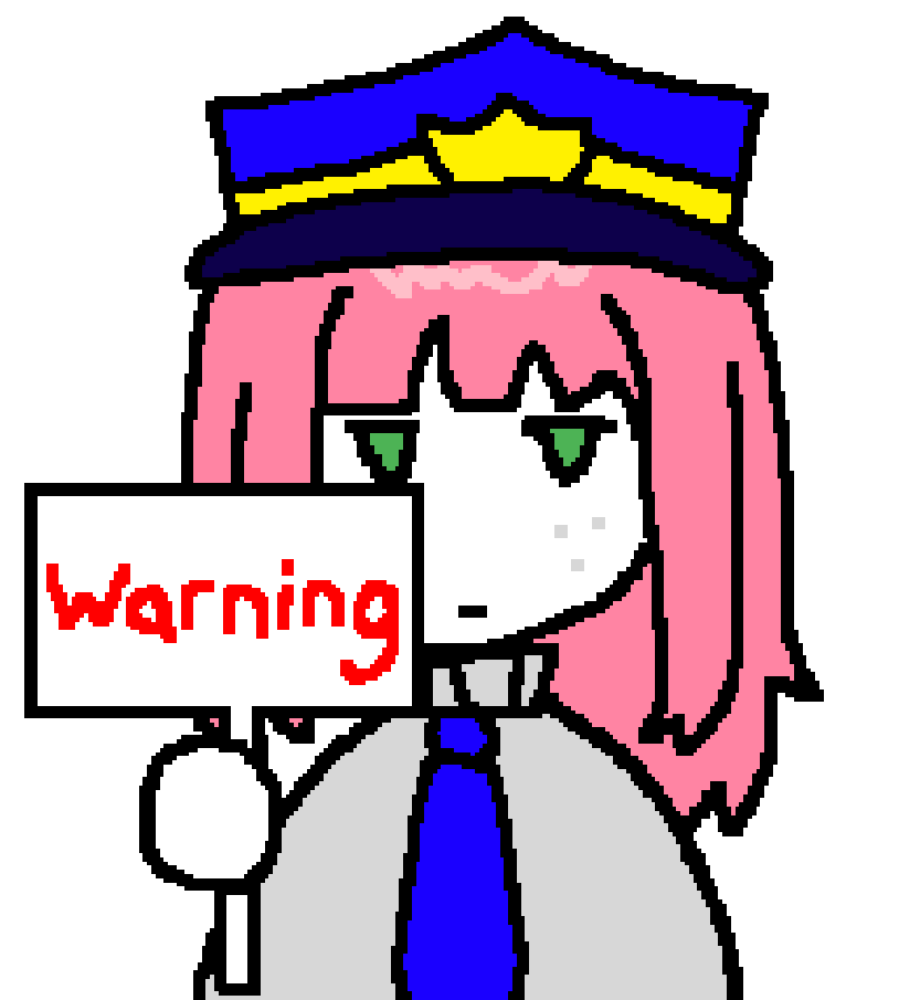 saltmii, closed mouth, clothes, female, green eyes, hair, hat, holding object, holding sign, necktie