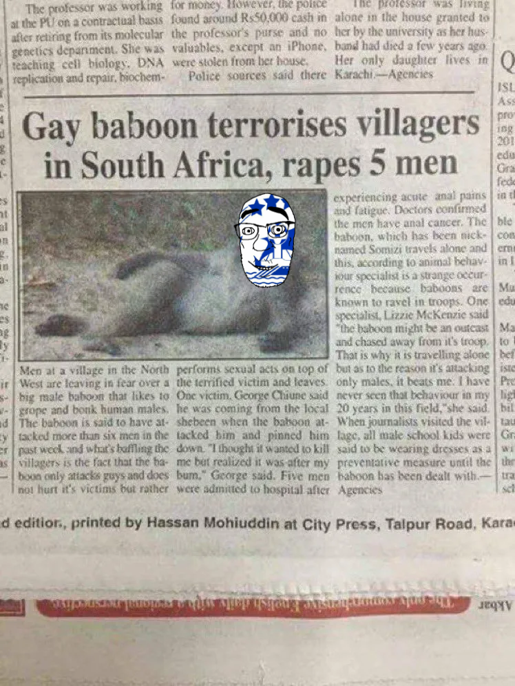 feraljak, tetojak, wholesome feraljak, 1soyjak, alawite, arabic, arabic text, arms, article, baboon