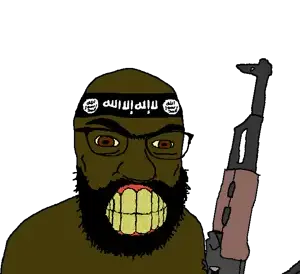feraljak, feralrage, tetojak, 1soyjak, ak-47, angry, arab, arabic, arabic font, arabic text
