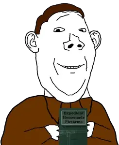 gapejak, protestantjak, wholesome soyjak, 1soyjak, black eyes, book, brown hair, clothes, ear, front view