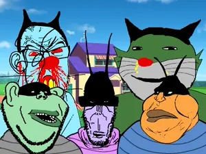feraljak, gapejak, impish soyak ears, markiplier soyjak, meximutt, euromutt, feralrage, impish amerimutt, massjak, massmeowjak