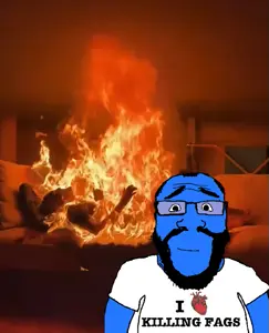 Burning in hell