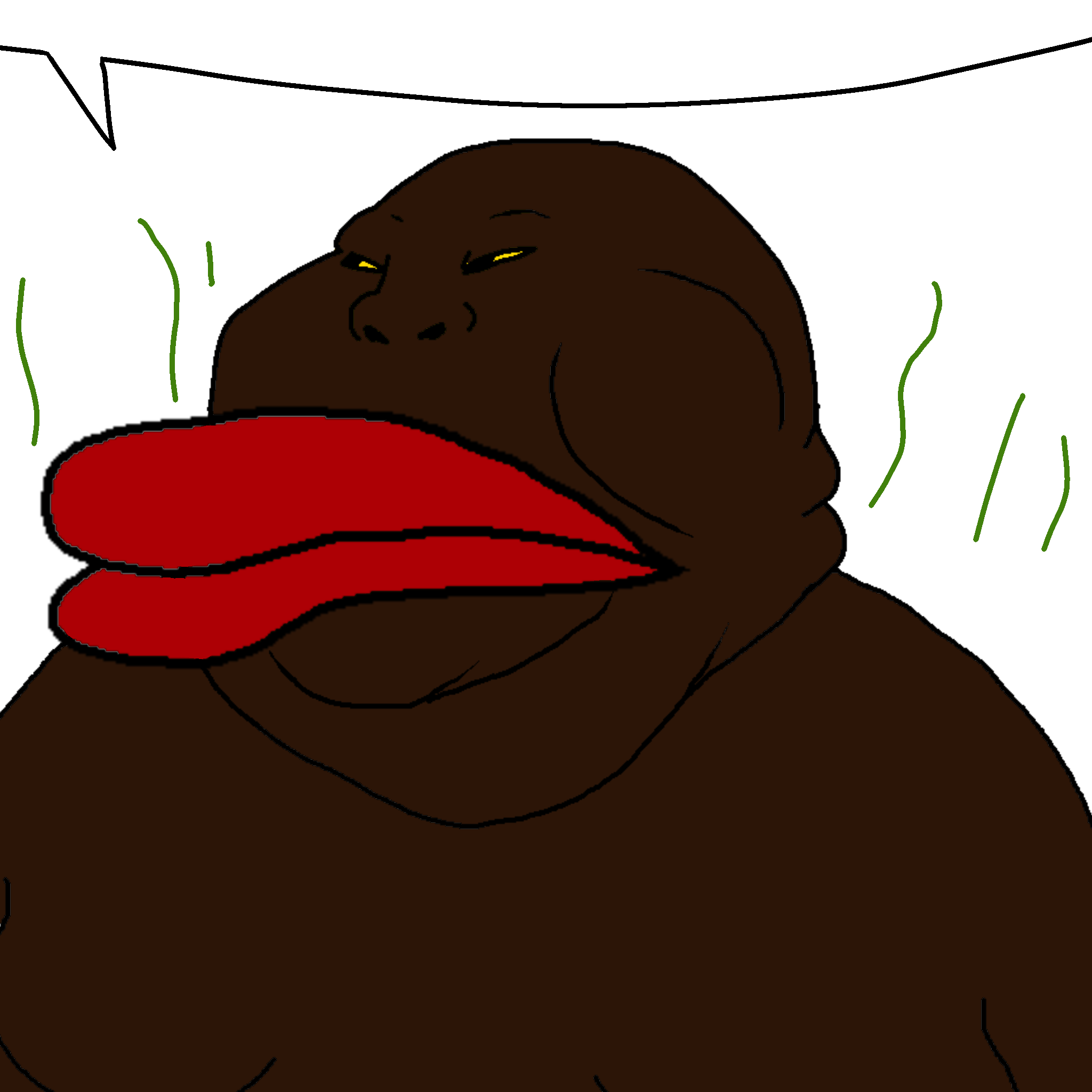 meximutt, chinkmutt, big red lips, black skin, closed mouth, dark skin, fat, fat nigger, fatass, jaundice