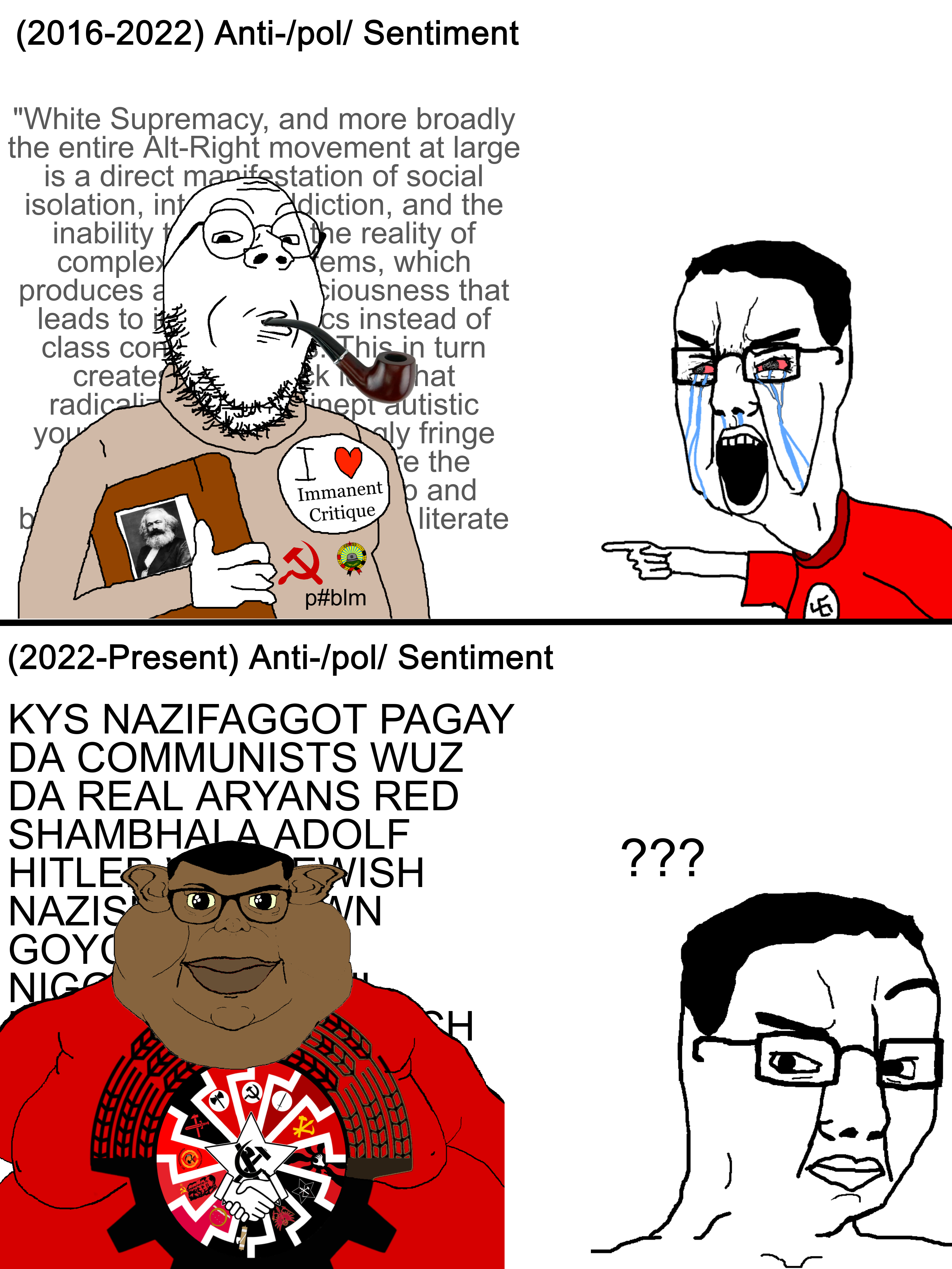 brandon, chudjak, gapejak, branigger, bookworm, 1soyjak, arm, badge, bald, black eyes