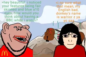 ak47, impish soyak ears, markiplier soyjak, meximutt, impish amerimutt, lawrence, mexiaryan, 3soyjaks, afghanistan, bbc