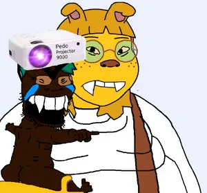femjanny, markiplier soyjak, soykio kid, soykio girl, femjak, 1soyjak, angry, animal, animal ears, arm
