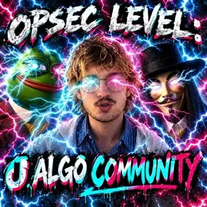 opsec demon, pepe, pepelaugh, opsec level, 2nas, anonymous, brown hair, covered eyes, fedora, front view
