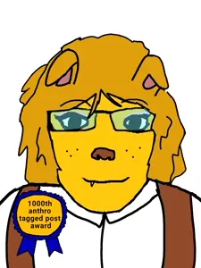 femjanny, markiplier soyjak, female markiplier, lawrence, 1soyjak, animal, animal ears, anthro, black eyes, blonde hair