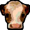 nigger cow, nuurumoji, animal, cow, cute, female, nigger, transparent background