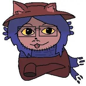 pseudo, glegle, niko (oneshot), gleglejak, animal, blue hair, crossed arms, dog ear, ear, furry