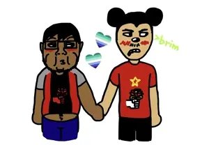 this is shit and i typically dont like namefag yaoi but i found this idea chekky