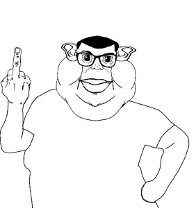 brandon, branigger, sassy brandon, arm, black hair, cheeks, chin, closed mouth, clothes, double chin