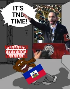 sheeeit, beard, black hair, black skin, bukele, door, drawn background, el salvador, hair, haiti
