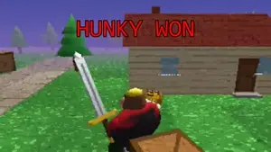 hunky won