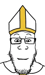gapejak, markiplier soyjak, neutralplier, wholesome soyjak, catholic, christianity, christpilled, closed mouth, clothes, glasses
