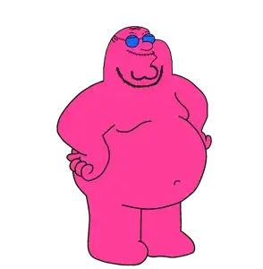 peter griffin, griffinjak, 1soyjak, bald, belly, belly button, black eyes, blue eyes, button eyes, chin