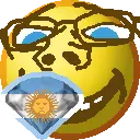 gapejak, wholesome soyjak, nuurumoji, 1soyjak, bald, blue eyes, emoji, emoticon, gem, glasses