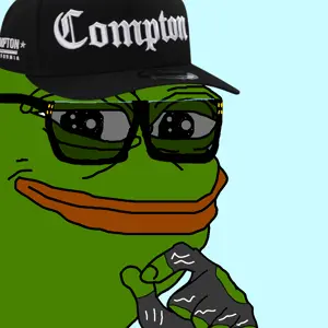 pepe, amphibian, animal, bald, big lips, black eyes, black hat, blue background, closed mouth, clothes