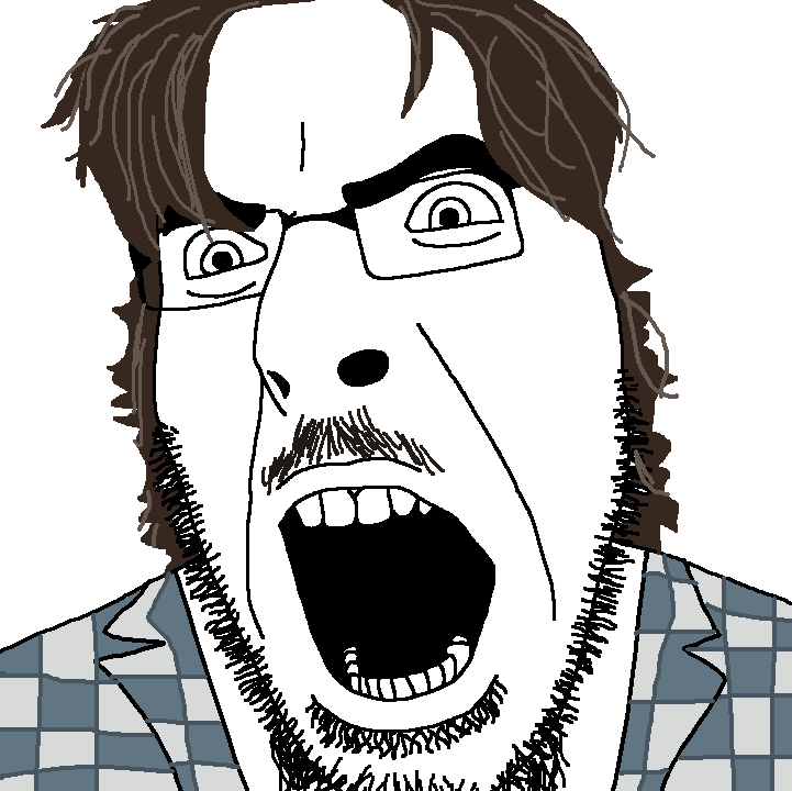 cobson, beard, blue shirt, brown hair, clothes, front view, hair, hairy, long hair, looking at you