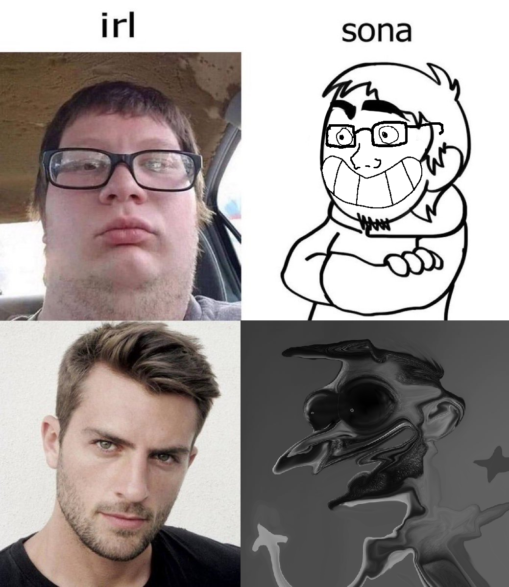 gigachad, soyak, so true!, aryan, 1nas, a10 eyes, avatar, crossed arms, deformed, distorted