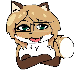 averi, glegle, foidjaks, animal, blush, cat ears, crossed arms, dog ear, ear, ears