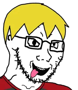 nate higgers, soyak, natejak, zany, black eyes, blonde hair, glasses, hair, looking to the right, looking up